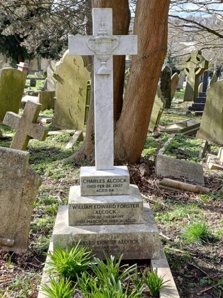 alcock grave